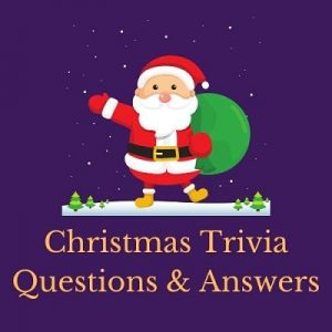 Featured image for a page of Christmas trivia questions and answers.