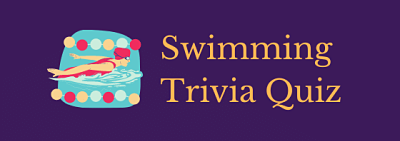 Header image for a page of swimming trivia questions and answers.