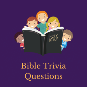 Featured image for a page of bible trivia questions and answers.