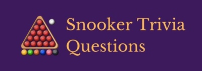 Header image for a page of snooker trivia questions and answers.